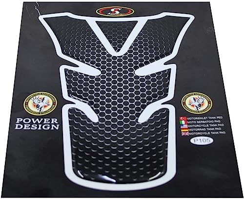Ninja 250 2008-2016 3D Motorcycle Vinyl Gel Gas Tank Pad Traction Side Traction Side Protector Decal and Sticker Tankpad. (New Generation Silicone-Based Adhesive) - color: Yellow