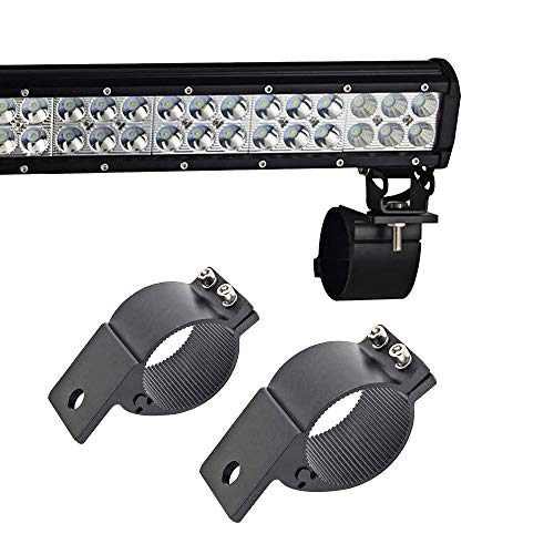 2.5 Inch Tube Clamp Mounting Bracket Kit for LED Light Bar LED Off-Road Light Horizontal Bar Tube Clamp Roof Roll Cage Holder - size: 2.5''