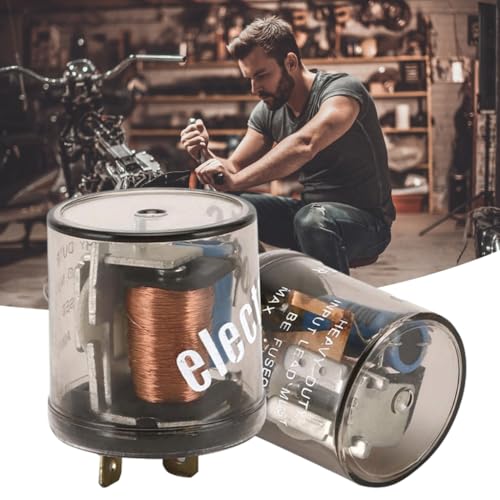 Weatherproof Motorcycle Safety Light Lamp Round Clear Housing Impact Resistant