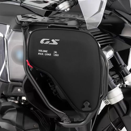 For R1300GS Motorcycle Radiator Cowl Bag Side Storage Bags Fits for R 1300 GS Trophy Adventure 2024-2025 Motorcycle Accessories 4L Capacity Tool Package
