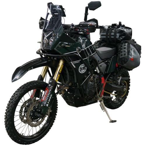 TUSK Quiet Glide Adventure Skid Plate Black with Linkage Guard