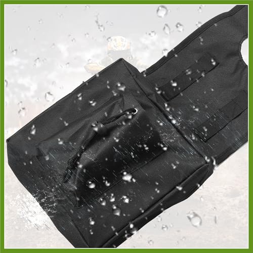 1-Pack Quad ATV 4-Wheeler Saddlebags Cargo Pouch Storage UTV Motorcycle Gas Tank Saddle Bag for Polaris Sportsman 450 570 850 XP 1000 Black 600D Oxford Replace Parts Vehicle Components
