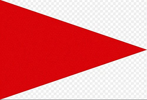5 pk. Red Pennant 1/4"-5/16" Sleeve Replacement Safety Flag ATV Bicycle Motorcycle Razor UTV …