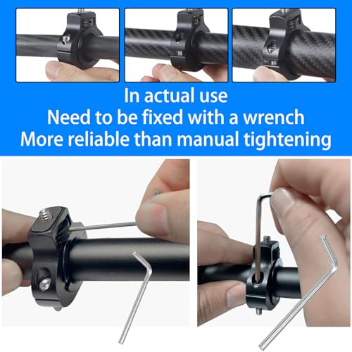 Motorcycle Bike Handlebar Mount Selfie Stick for Gopro, Motorcycle kit Clamp Mount Accessories Compatible with Insta 360 ACE Pro X5 X4 X3 X2 X RS R GO 3 2, Gopro Hero 13 and DJI OSMO Action 5 Camera