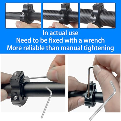 Motorcycle Bike Handlebar Mount Selfie Stick for Gopro, Motorcycle kit Clamp Mount Accessories Compatible with Insta 360 ACE Pro X5 X4 X3 X2 X RS R GO 3 2, Gopro Hero 13 and DJI OSMO Action 5 Camera