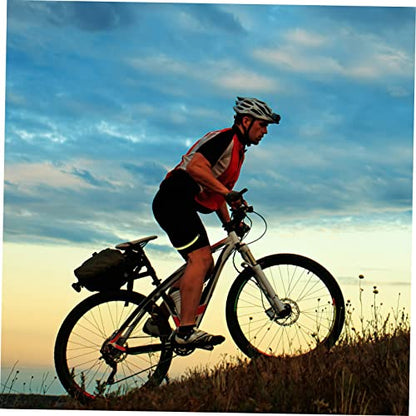 Happyyami Bike Reflector Clip Bike Trousers Clips Daily Use Riding Decor Night Riding Trousers Band Alarming Bike