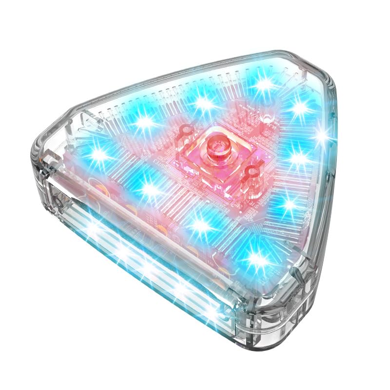 Motorcycle LED Strobe Lights with Remote Control USB Rechargeable 7 Colors Mini Flashing Light Modification Hazard Warning Lights for Outdoor Truck Car Electric Bike
