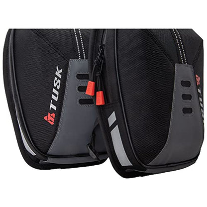 TUSK Sidekick Tank Saddle Bags Semi-Rigid Shell Tank Bags ADV Off-Road On-Road Motorcycle Camping Touring Tank Pannier Storage