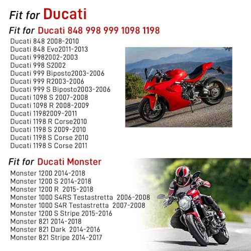Toothed Belt Camshaft Pulley Tool Kit Compatible with Ducati 848 998 1098 1198 Monster 821 950 1200 Multistrada 950 1200 Streetfighter 848 1100 Diavel 1200 Hypermotard 821 939 Supersport 937