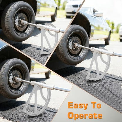 Easy Lift Trailer Jack,Heavy Duty Boat Trailer Jack Suitable for 8-15 Inch Wheels of Single-axle Vehicles,Boats,Camping Trailers,etc.,Aluminum Alloy Boat Trailer Jack,Quick Jack