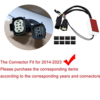Motorcycle LED Saddlebag Tail Light Running Brake Sequential Turn Signal Lamp Fit for Harley Touring Street Gilde Road King Road Gilde Electra Glide Ultra Limited 2014-2023 Smoked Lens - color: Smoked Lens