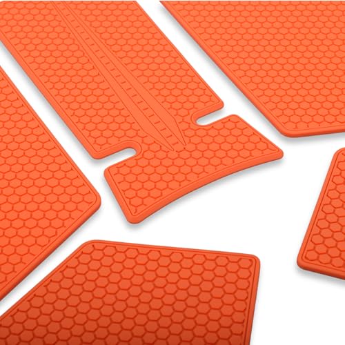 Motorcycle Tank Pads Side Gas Knee Grip Protective StickerApplies toKTM DUKE790/890 DUKE890R 2024+ (Orange) - color: Orange