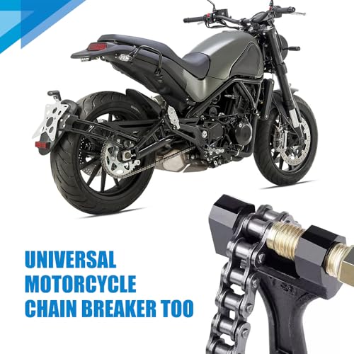 420-530 Chain Breaker, Motorcycle Chain Tool, Link Splitter Pin Remove Tool, Motorcycle Heavy Duty Link Breaker Splitter Fit for Bicycle Dirt Pit Bike ATV Quad Go-Kart #40 41 428 520 530 525