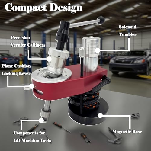 Electric Valve Seat Reamer Universal Manual Valve Seat Cutting Tool for Automotive & Motorcycle, 0.63-2" Machining Range, Precision Air Cushion System, 50-150 RPM 110V