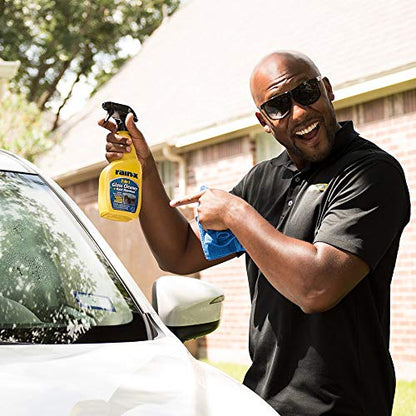 Rain-X 5071268-4PK Glass Cleaner + Rain Repellent, 23 oz. (Pack of 4) - size: 23 Fl Oz (Pack of 4)