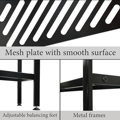 Shoe Rack - Metal Shoe Organizer 2 Tier Shoes Shelf Storage, 35 Inches Stackable Long Show Stand Holder for Closet, Entryway, Garage, Floor, Door Entrance, Black - size: 2 Tier