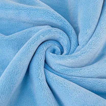Amazon Basics Super Absorbent Microfiber Car Drying Towel, Scratch-Free, Streak-Free, Lint-Free, 36"L x 25"W, Blue - color: Blue, size: 36"L x 25"W