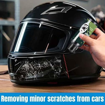 Scratch Repair , Helmet Lens Cleaner Compound, Optical Restoration Wax for Motorcycle Visor Goggles Hard Hat Shine Enhancement Anti Scratch Care Detailing Kit Use