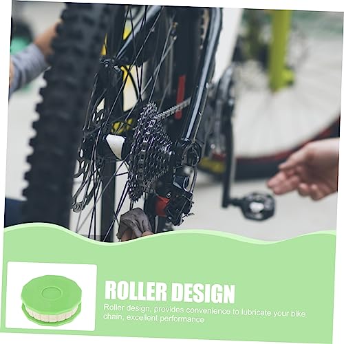 2pcs Bicycle Oiler Mountain Bike Lubricator Bike Oil Mountain Cycle Lubricator Bike Lubricant Chain Wax - color: Light Green