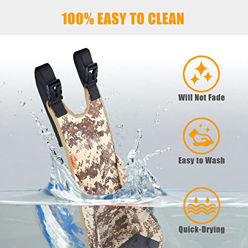 ATV Rear Passenger Foot Rest,Universal Adjustable Foldable Wear-resistant Motorcycle Rear Foot Pegs Compatible With Sportsman Rancher Griz(CAMO) - color: CAMO