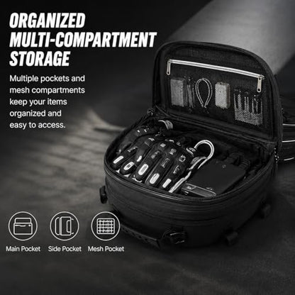 Motorcycle Tail Bag For BMW CE 04 2022-2026,Large Hard Shell Capacity Expandable Helmet Storage Bag Scratch-Resistant Wear-Resistant Waterproof