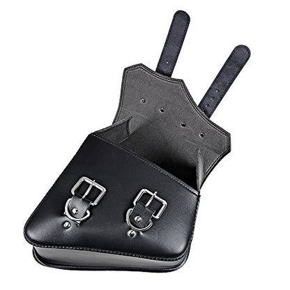 Motorcycle Solo Saddle Bag Compatible with Harley Sportster XL883 XL1200 Right Side Black - size: Right Side without Side Storage