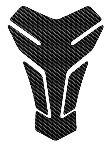 3D Motorcycle Carbon Fiber Vinyl Gel Gas Tank Pad Protector Decal and Sticker Tankpad. (New Generation Silicone-Based Adhesive) - color: Carbon A