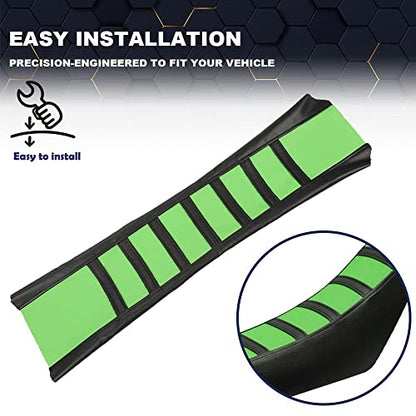 PIT66 Dirt Bike Soft Seat Cover, Compatible with Honda CR125R CR250R CR500R CR80R CRF100F CRF125F CRF150F, Green - color: Green