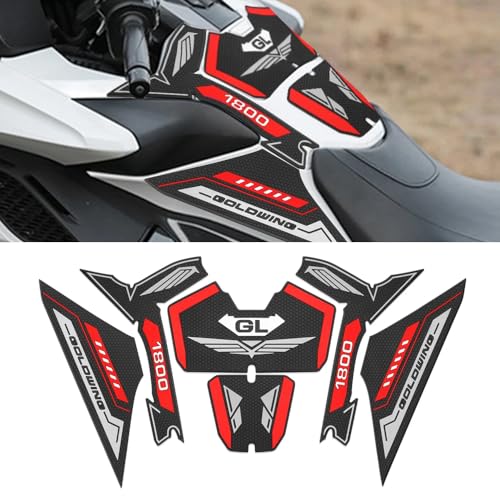 FOR Gold Wing GL1800 GL 1800 2018-2025 NEW Motorcycle Fuel Tank Cap Sticker Pad Fuel Tank Cap Anti-slip Protection Pad (red) - color: Red