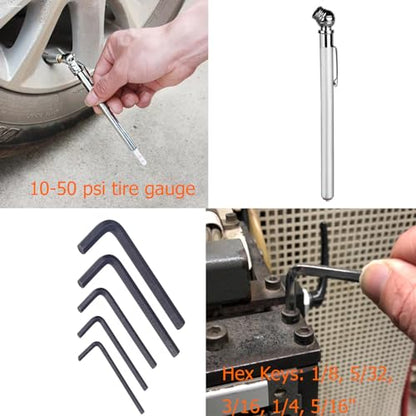 Motorcycle Repair Tool Kit for Harley Davidsons Motorcycles,Bike Basic Repairs Tool Set,Roadside Kit,Gift for Father Husband Christmas Birthday