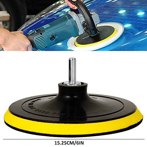 5pcs Car Polishing Pads Set 6 Inch Wool Buffing Pads Kit Automobile Buffer Polisher Bonnet Car Accessories for Sanding Polishing Waxing