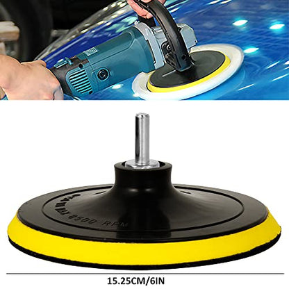 5pcs Car Polishing Pads Set 6 Inch Wool Buffing Pads Kit Automobile Buffer Polisher Bonnet Car Accessories for Sanding Polishing Waxing