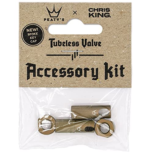 Chris King MK2 Tubeless Valve Accessory Kit by Peaty's - color: Bourbon