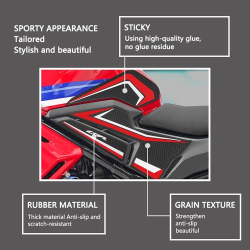 for CBR400R cbr400 2024 2025 2026 Accessories Motorcycle Tank Traction Pad Anti Slip Sticker Gas Knee Grip Protector CBR400R Tank pad