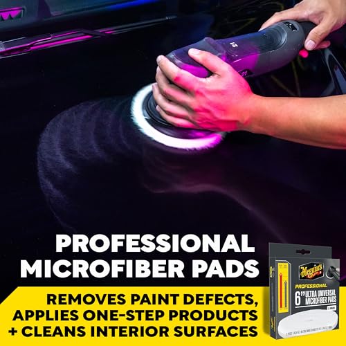 Meguiar's Professional 6" Microfiber Pad, 2pk, 10/CV
