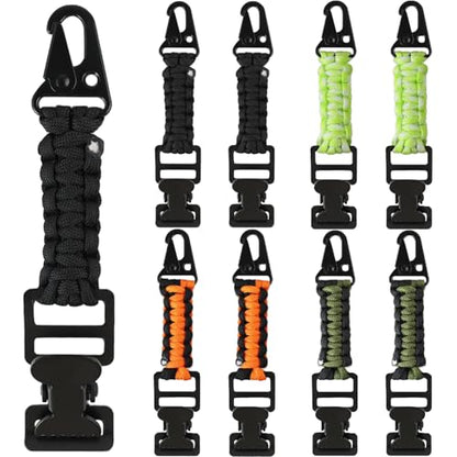 weryerker 2PCS Tactical Glove Clip Holder Anti-slip Nylon Work Glove Holder Clip, for Tactical Backpack, Tool Belt, Outdoor - color: 8pcs Multicolour