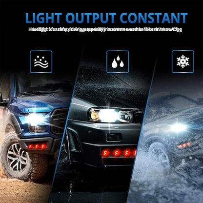 4Pcs 23mm DC 12V Black shell Eagle Eye Cob LED Car Fog DRL Daytime Running Light Backup Reverse Tail Rock Lights Headlights Signal Lamp Small bulb DIY use for car and motorcycle (Red) - color: Red