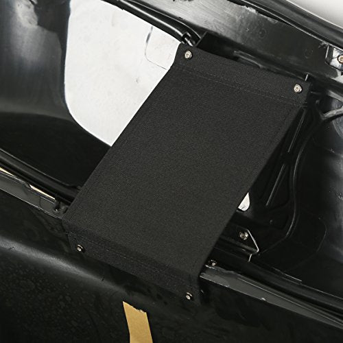 Matte Black Hard Saddlebags for Harley Touring FLT, FLHT, FLHTCU, FLHRC, Road King, Road Glide, Street Glide, Electra Glide, Ultra-Classic 2014-later - color: Matte Black saddlebags w/Chrome latches Kit