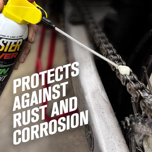 B’Laster Chain Lube – Compatible with All O, X, and Z-Ring Types – Reduces Friction & Wear, Protects from Rust – Use as Motorcycle or Bike Chain Lube – 14oz