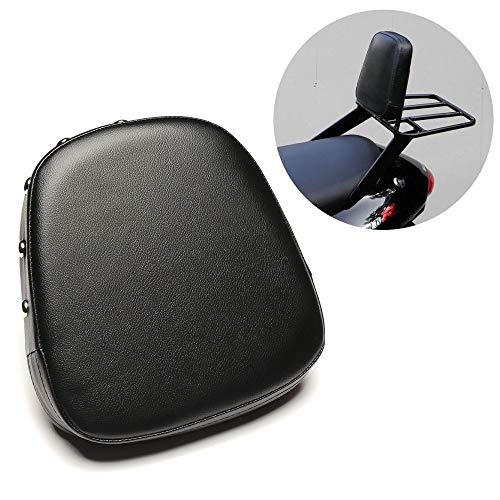 Universal Motorcycle Passenger Sissy Bar Backrest Cusion Pad for Harley Chopper Sportster Dyna Softail Chopper Bobber (#03) - color: #03