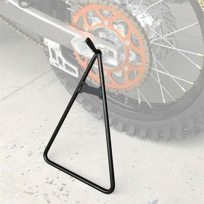 AnXin Dirt Bike Triangle Stand Motorcycle Stand Kickstand Universal for 80-500cc Supermoto Motocross Enduro Pit Bike - Black - size: triangle stand