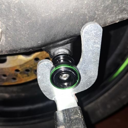 M8 Swingarm Spools Sliders, CNC Billet Aluminum Universal Paddock Rear Stand Screws Bobbins, Fits for CBR600RR CBR1000RR, GSXR600/750/1000, ZX6R ZX10R Z650 Z900, SV650,S1000RR– 2 PCS (Green) - color: Green