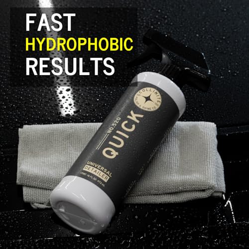 Collinite 520 Quick Detailer-Super Slick, Streak-Free, Waterless Wash + Clay Lubricant + Paint Protection/Gloss Amplifier. Fast+ Easy Spray & Wipe Results for Cars, Trucks, Motorcycles (16 fl oz)