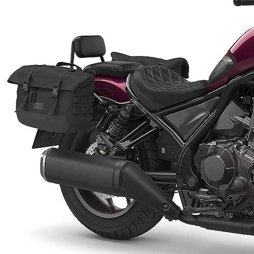 SLMOTO Motorcycle Detachable One-Piece Rear Passenger Sissy Bar Backrest Pad Fit For Honda Rebel CMX250 CMX300 CMX500 2017-2024 Black - color: For Honda Rebel
