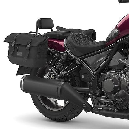 SLMOTO Motorcycle Detachable One-Piece Rear Passenger Sissy Bar Backrest Pad Fit For Honda Rebel CMX250 CMX300 CMX500 2017-2024 Black - color: For Honda Rebel