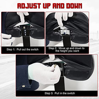 INNOGLOW Motorcycle Backrest - Detachable Driver Rider Backrest with Chrome Back Rest Pad Fit for Harley Davidson Touring Street Glide Electra Glide Road Glide Road King CVO 2009-2020 - color: Style-2/Chrome Arm