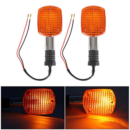 Front Pair turn signal indicators Replacement for Honda V45 Magna VF750C VF700C with stem