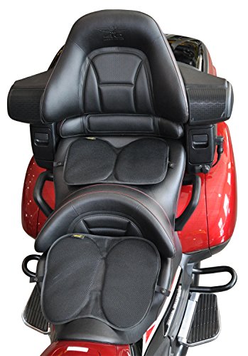 Skwoosh Universal Motorcycle Gel Cushion Seat Pad with Breathable mesh Fabric. Made in USA