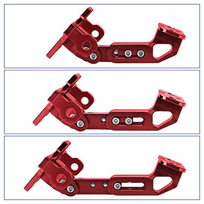 KEMIMOTO Motorcycle License Plate Bracket Fender Eliminator Kit Universal Motorcycle Tail Tidy License Plate Holder Mount Red - color: Red