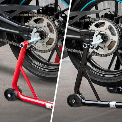 Spool Lift Stand Attachments for Rear Sportbike Motorcycle Stands (Attachment ONLY), U-Shaped Adapter 1 Pair - size: U